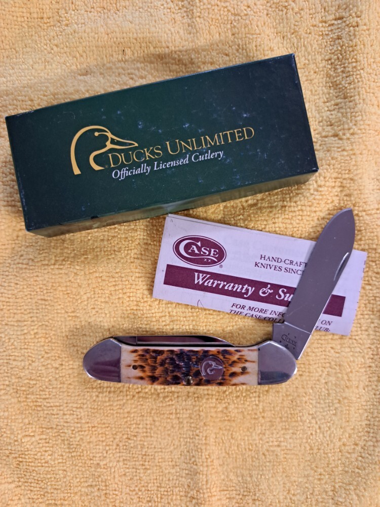 Case XX "Ducks Unlimited" Canoe Knife; Model 62131 SS