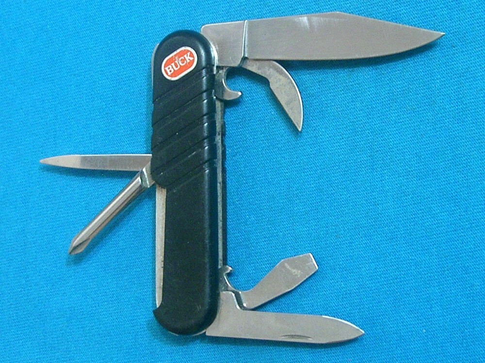 DISCONTINUED VICTORINOX WENGER SWISS BUCK GLOBETROTTER SAK
