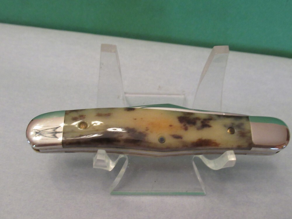 Case XX 1981 Appaloosa Bone Half Whittler Pattern # A6208 Case XX 1981 Appaloosa Bone Half Whittler Pattern # A6208