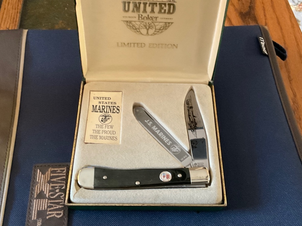 VINTAGE UNITED BOKER UC912 LIMITED EDITION "AMERICAN ARMED FORCES KNIFE"