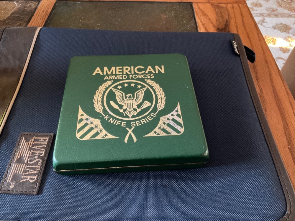 VINTAGE UNITED BOKER UC912 LIMITED EDITION "AMERICAN ARMED FORCES KNIFE"