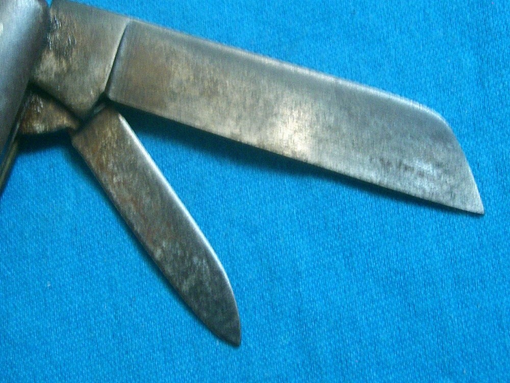 VINTAGE KUTMASTER UTICA NY USA BARLOW BAREHEAD FOLDING POCKET PEN KNIFE