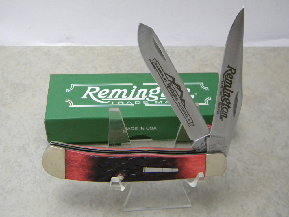 Remington USA Huntsville AL Bone Transition Trapper Knife NIB