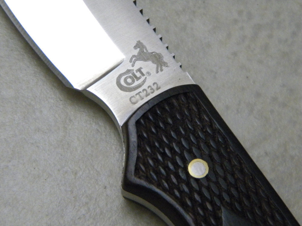 Colt CT 232 Fixed Blade Custom Series Sheath Knife