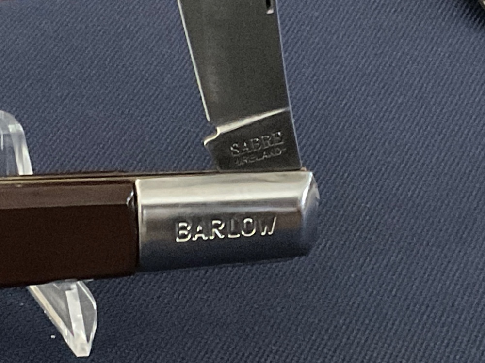 Vintage Sabre Folding Barlow Pocket Knife Single Blade. Ireland.
