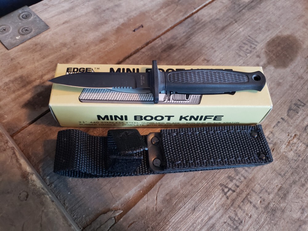 3 Vintage Japanese Gutmann Knives! Mini Boot Knife Silver Streak