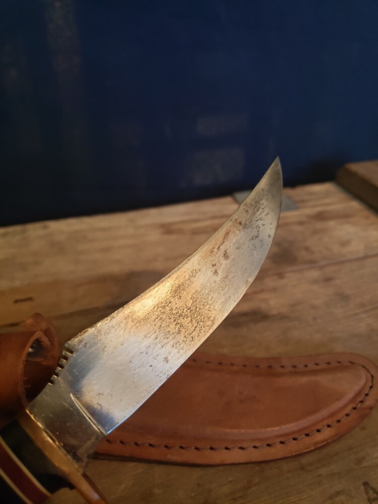 Western USA W39 Hunting and Skinning Knife 1989 by Coleman