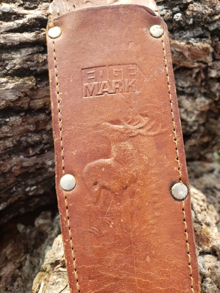 EdgeMark 473 Bowie Hunting Knife - Solingen, Germany - Genuine Stag ...