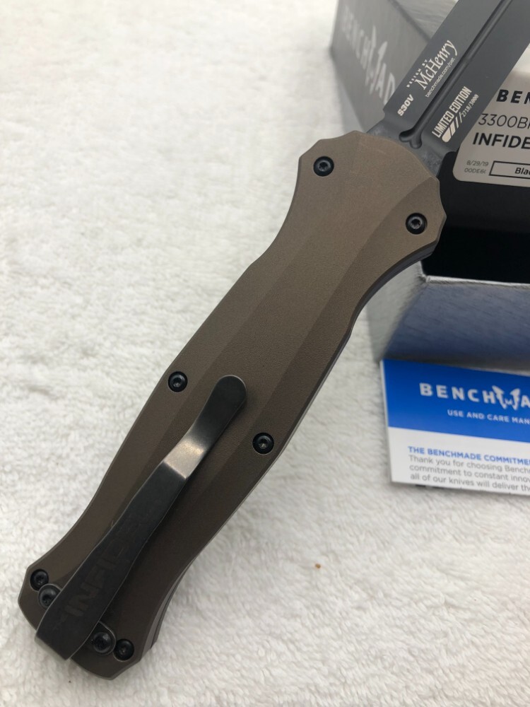 Discontinued Benchmade 3300BK1901 Limited Edition Infidel Double