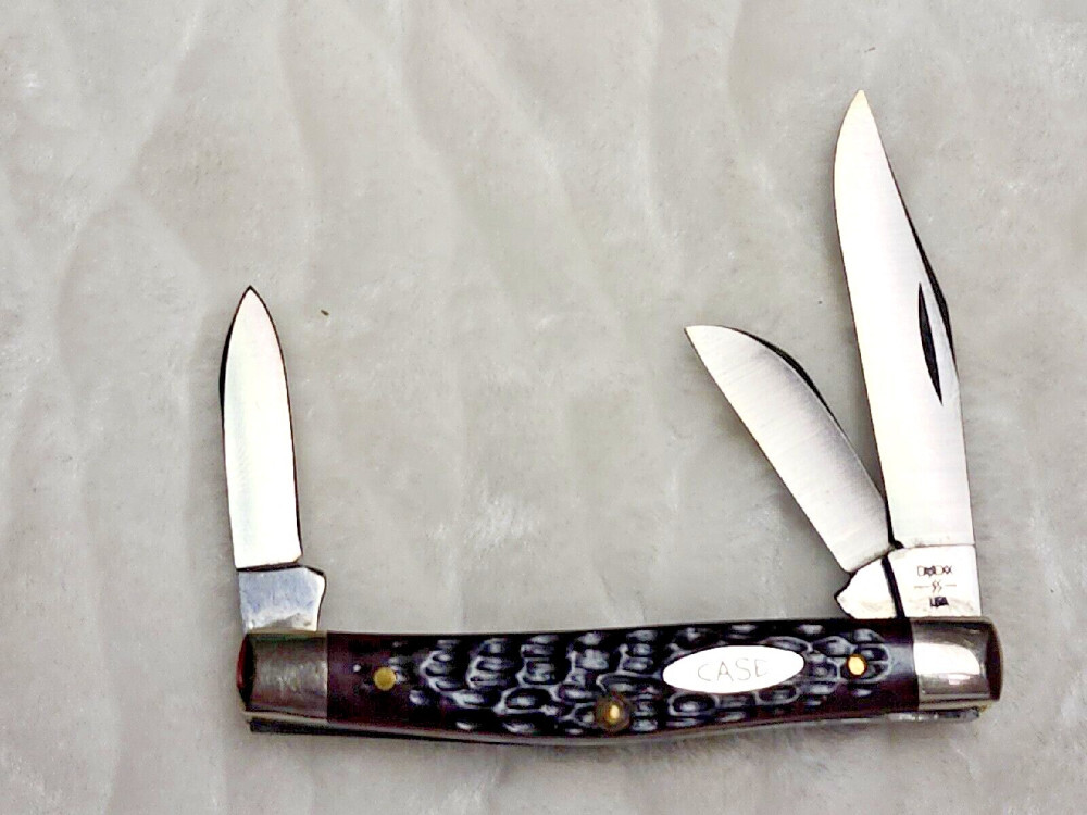 【最新入荷】 BLADE 3 HE 6344 USA XX CASE VINTAGE STOCKMAN IN 1981 DOT 9 その他