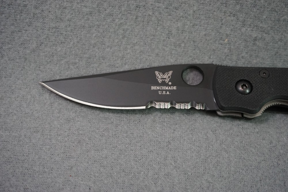RARE BENCHMADE 812 SBT MINI AFCK ATS34 COMBO BLADE FOLDING KNIFE IOB!