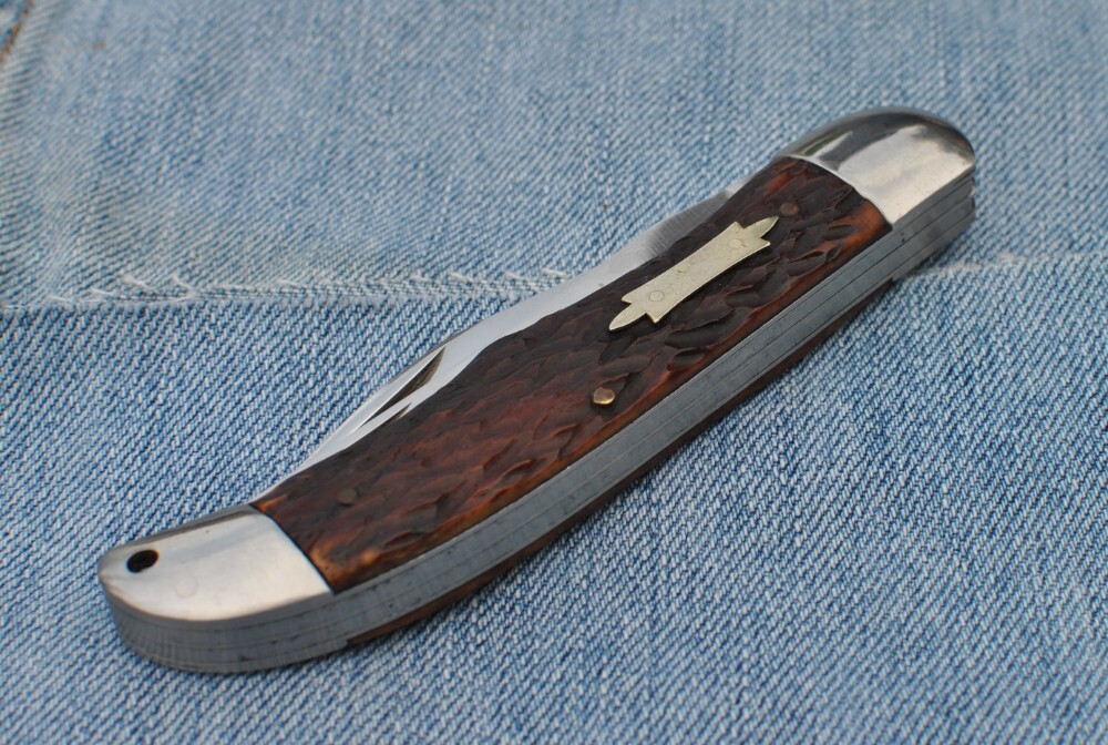 ROMO (Rosenbaum^Mogul) 2 Blade Folding Hunter Japan Early 60's Mint ...