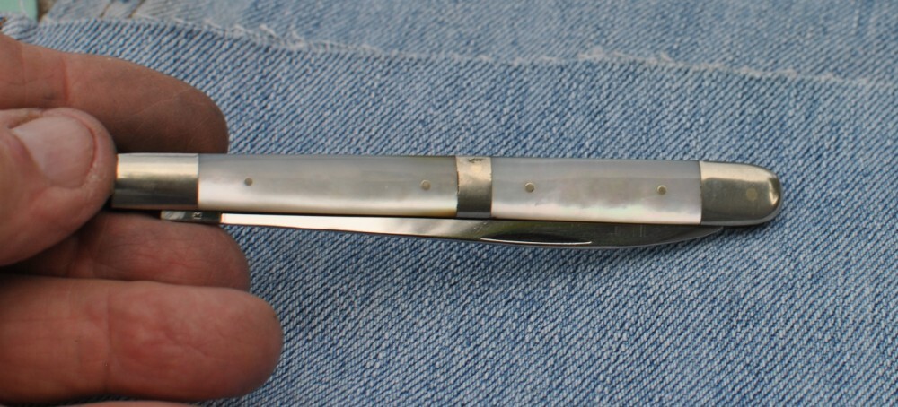 Ed. Wusthof Trident Werke Solingen Germany 2 Blade Slim Pearl 5 3