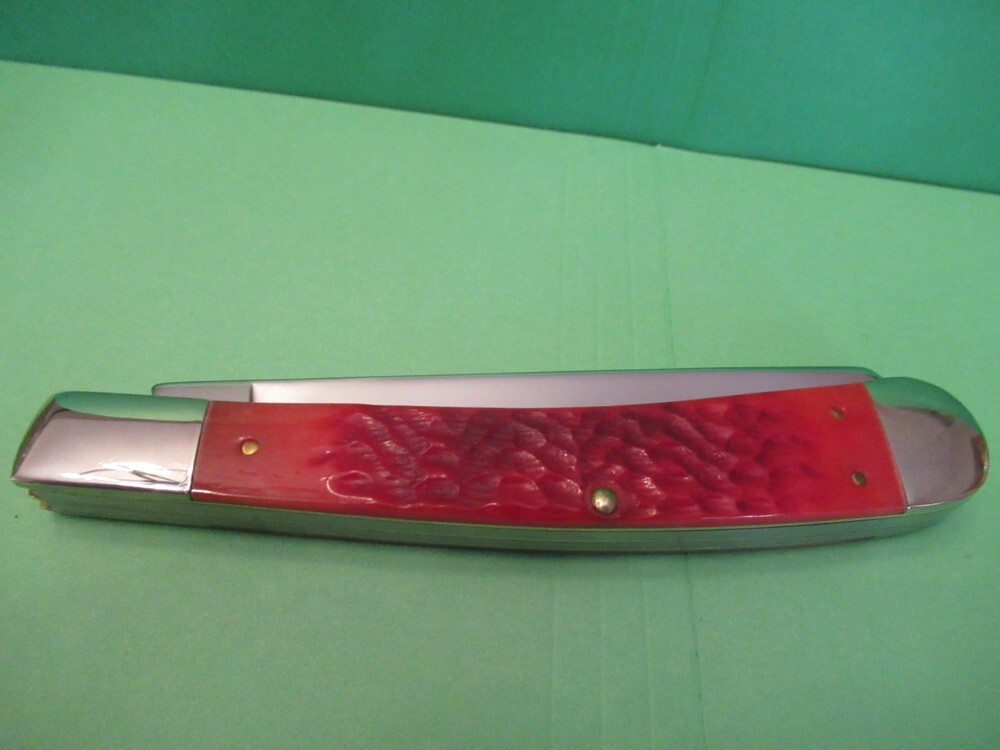 Case XX 1889 to 1989 Centennial Large Red Bone Banana Case XX 1889 to 1989 Centennial Large Red Bone Banana