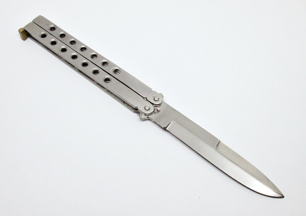 Vintage Stainless Steel Butterfly / Balisong Folding Knife Pakistan