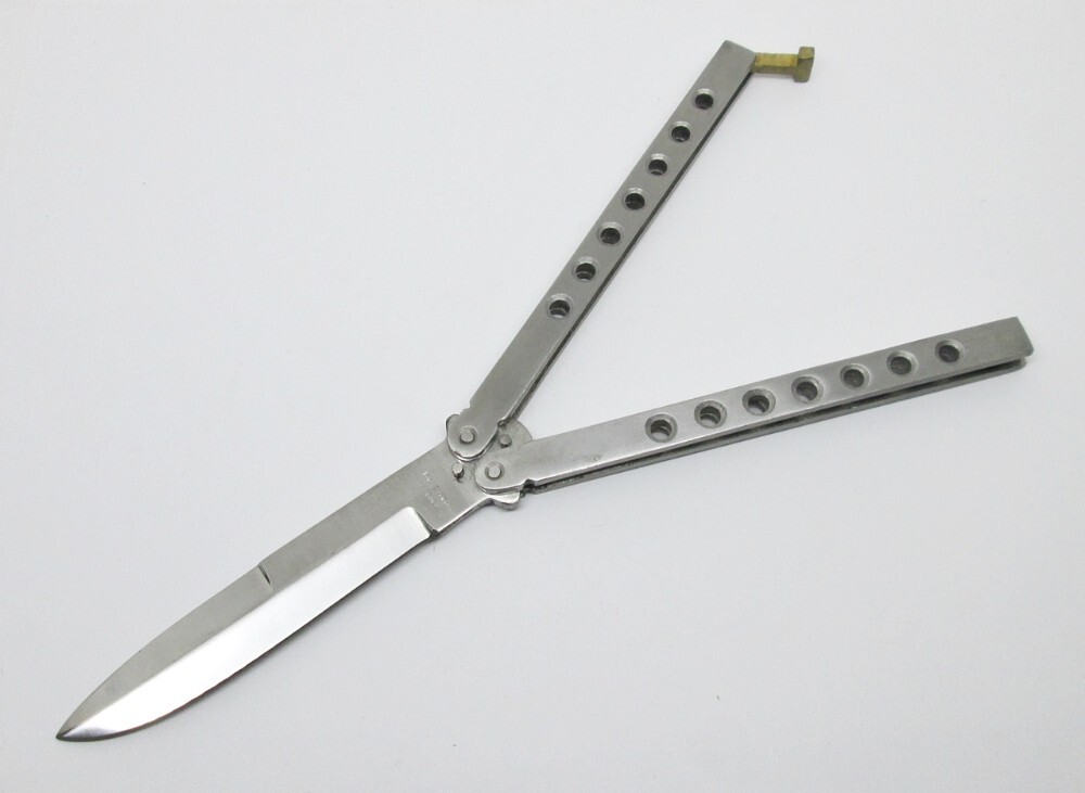 Vintage Stainless Steel Butterfly / Balisong Folding Knife Pakistan