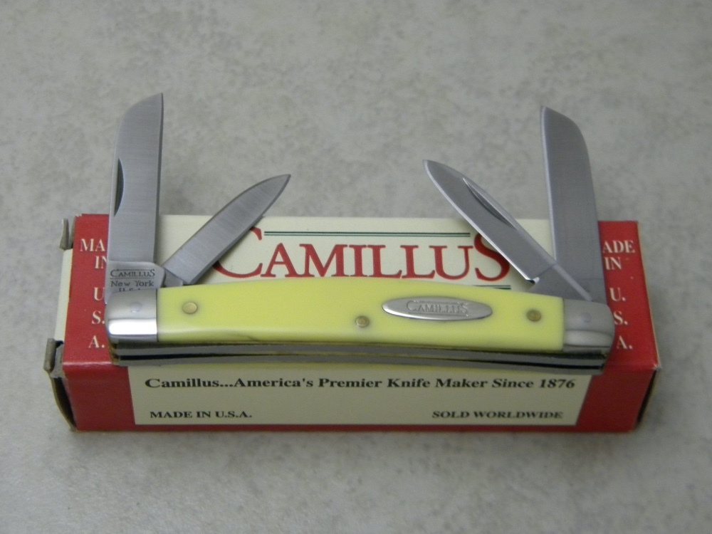 Camillus New York USA 712Y "YelloJaket" Congress Knife NIB
