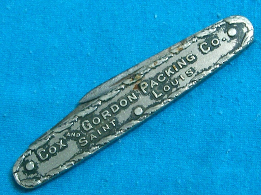 VINTAGE CANTON CUTLERY CO FOLDING POCKET EQUAL END PEN KNIFE KNIVES OLD