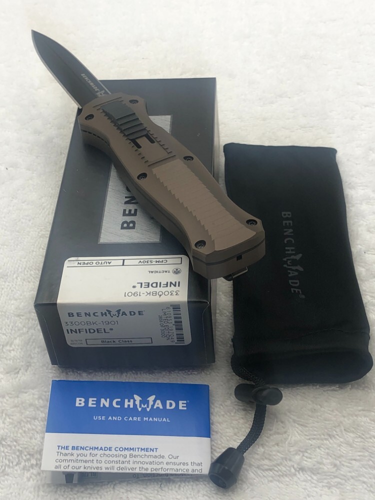 Benchmade 3300BK1901 Limited Edition Infidel Double Action Out The