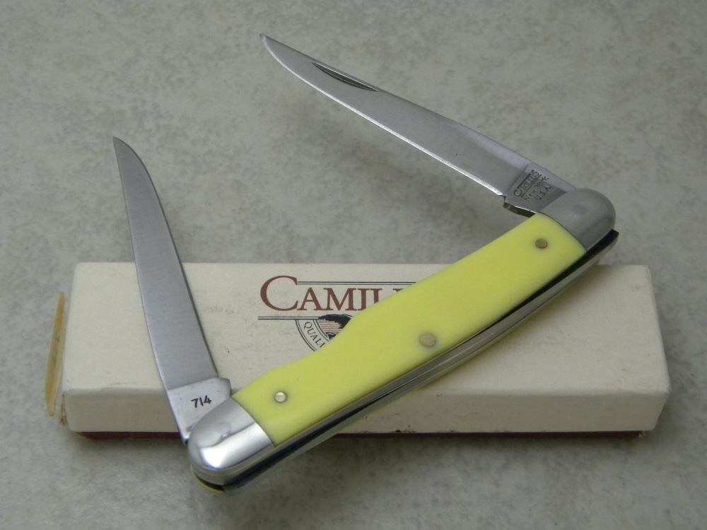 Camillus New York USA 714Y "YelloJaket" Muskrat Knife NIB