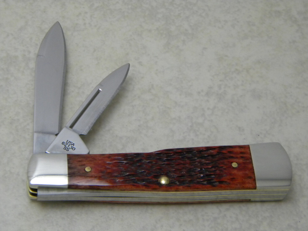 Case XX C. Platts' Sons USA 62130 Bone Gunstock Knife