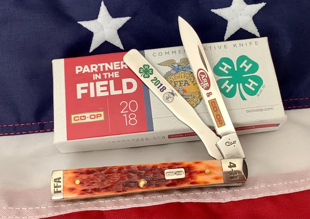 Case XX 2018 FFA 4-H, Co-Op Doctor Knife w/ Great Bone Handles -NOS