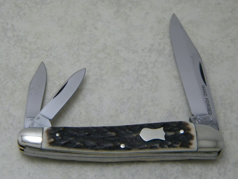 Coles Germany Hand Stag Whittler Knife