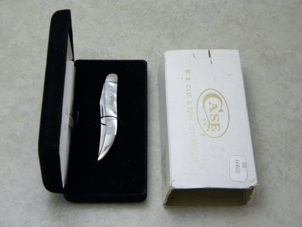 Case XX USA 3 Dot 1997 Pearl 810096 SS Tiny Toothpick Knife in Box