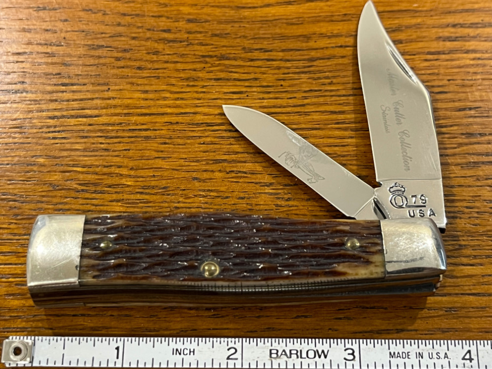 大切な人へのギフト探し Master 1979 Cutlery Queen Cutter Gunstock 2-Blade Collection セーター
