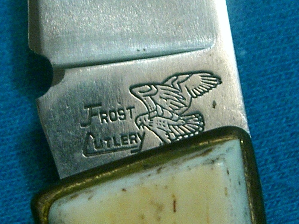 VINTAGE FROST CUTLERY CHALLENGER 7 JAPAN LOCKBACK FOLDING FOLDER POCKET