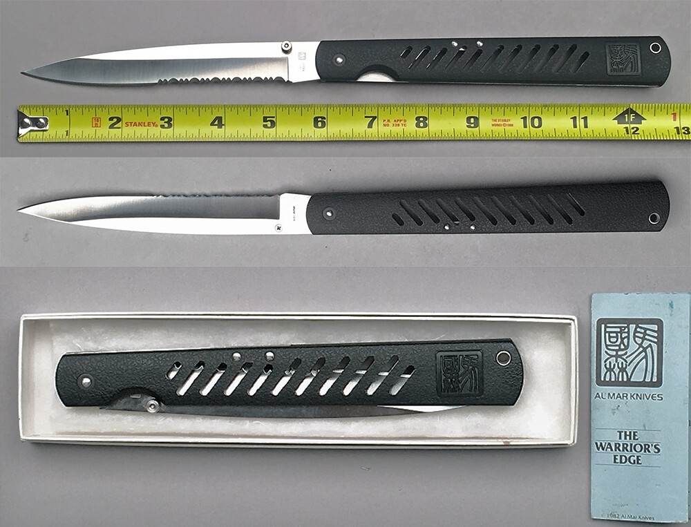 12 3/4" Al Mar SEKI JAPAN Quicksilver V Jumbo MONSTER vintage collector