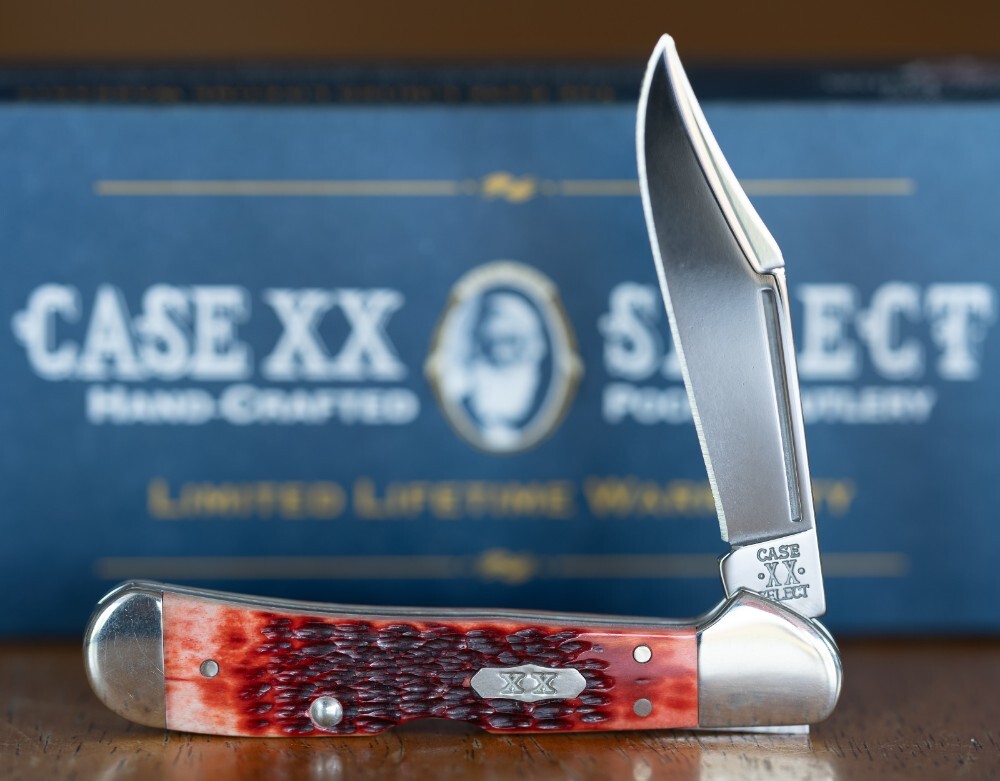 Case Copperlock Jigged Red Mini Select 2000-2001