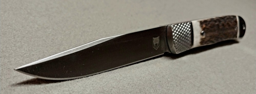 Cobratec Traditional Two Blade Trapper Genuine Stag Handle main image 1