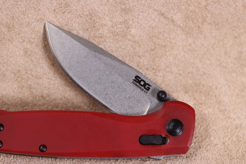 SOG Terminus Folding Knife Crimson