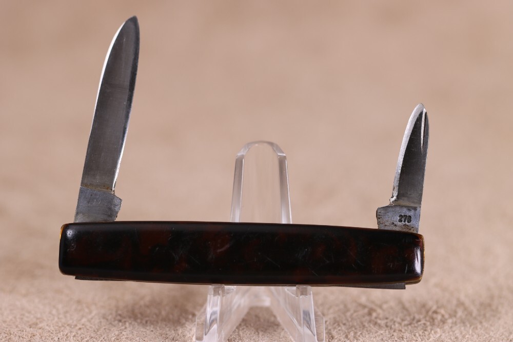 CASE XX 1979 276 PEN KNIFE IMITATION TURTLE SHELL HANDLES
