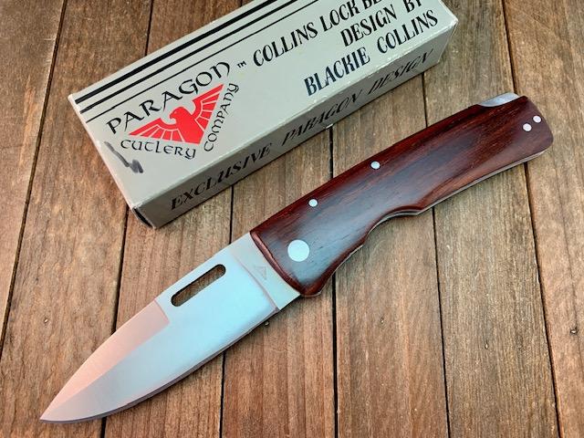 Paragon Lockback Blackie Collins Design Cocobolo Seki Japan