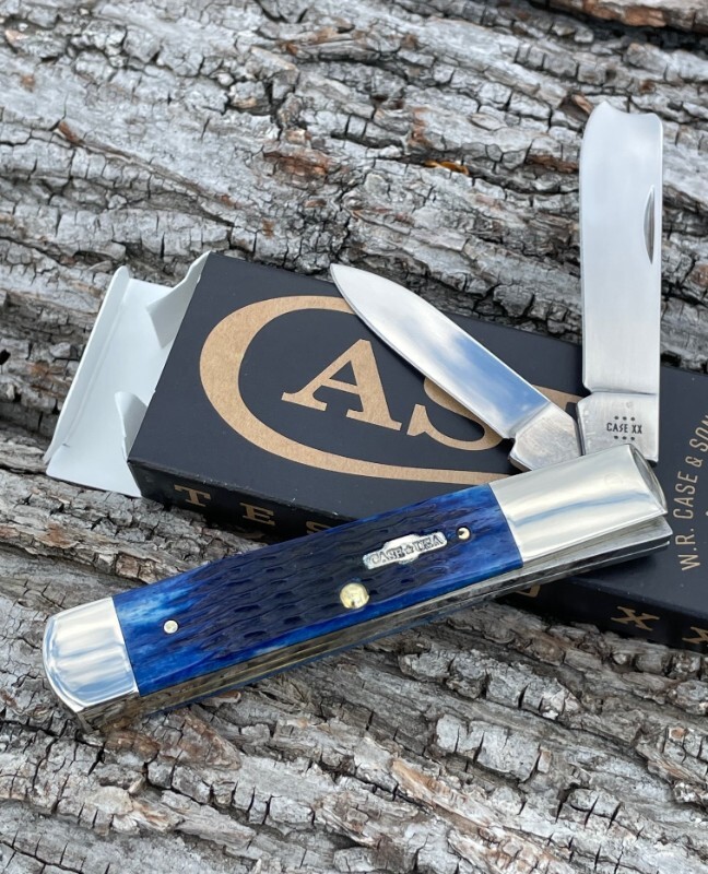 CASE XX ** 2024 BLUE BONE ROGERS CORN COB JIG RAZOR