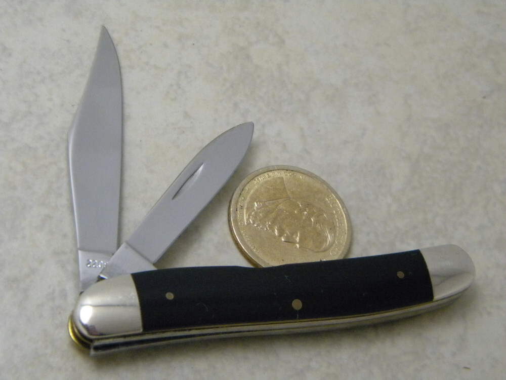 Case XX USA 4 Dot Slick Black 22087 Medium Jack Knife