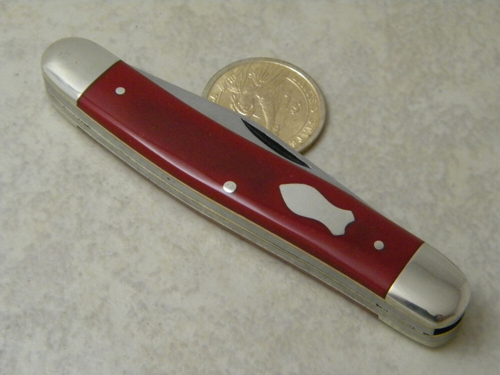 Puma Solingen Germany Smooth Red Fisherman's Knife