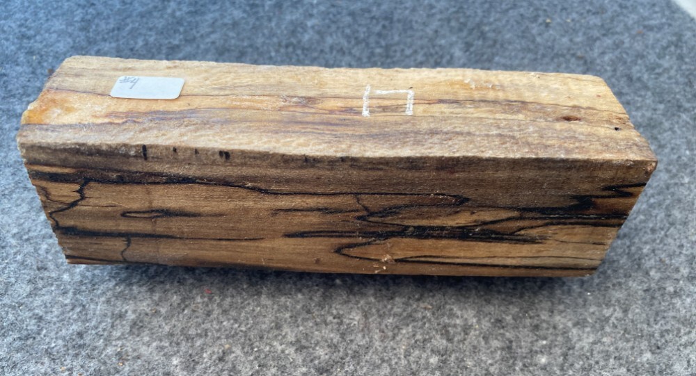 Stabilized Spalted Maple Block