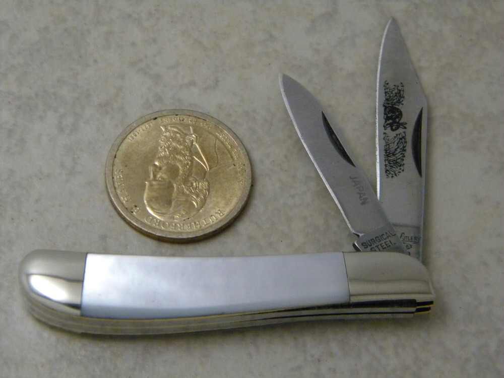 Frost Cutlery Surgical Steel Rabbit Pearl Jack Knife
