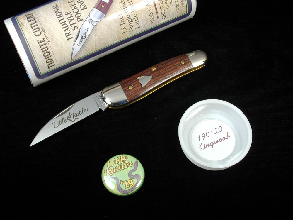 Great Eastern Cutlery GEC Smooth Kingwood Little Rattler Knife