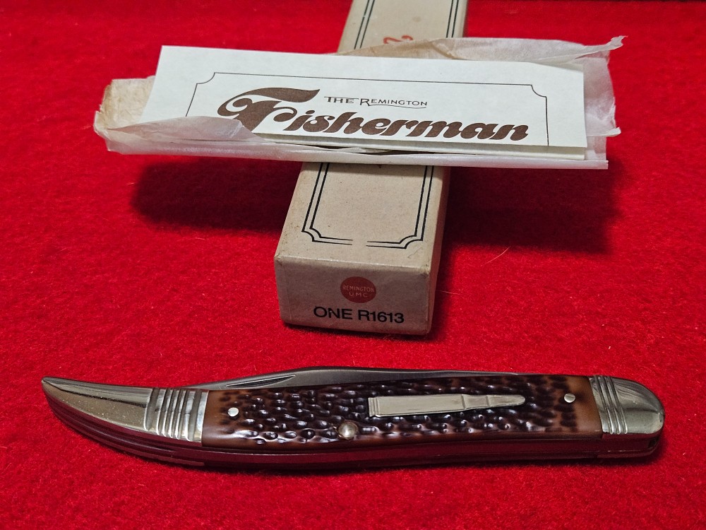 Remington Bullet Knife R1613 Fisherman 1987 NIB