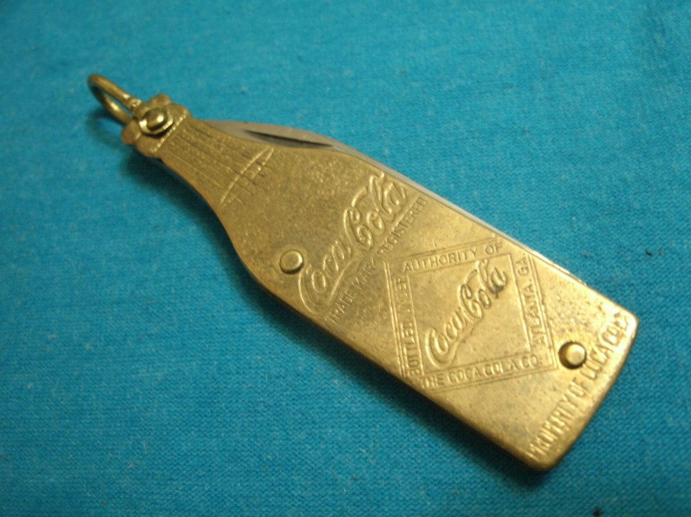 Coca-Cola レミントン　ナイフ　希少 VINTAGE REMINGTON UMC ADVERTISING COKE COCA COLA FIGURAL