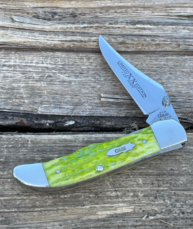 CASE XX ** 2003 KEY LIME LIMITED EDITION MID FOLDING HUNTER