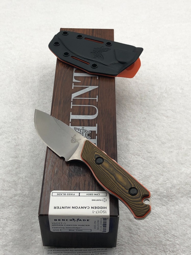 Benchmade 150171 Hidden Canyon Hunter Prototype Fixed Blade Knife NIB