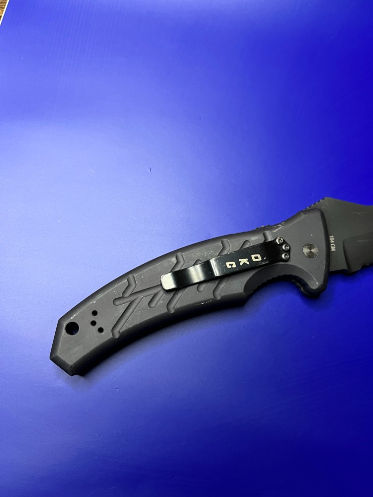 Ontario XM Strike Fighter 2-S Automatic Knife Black Aluminum
