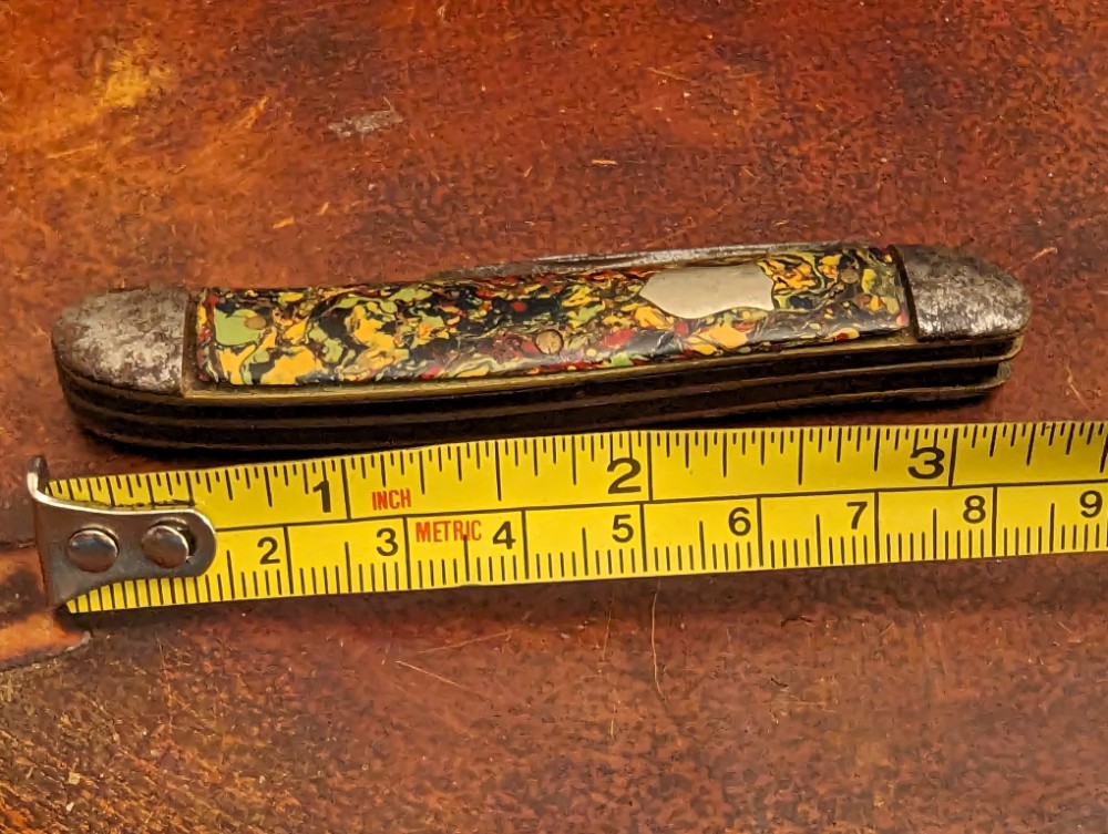 Very Rare And Eye Catching 1920's Early Imperial Knife Co Dual Blade