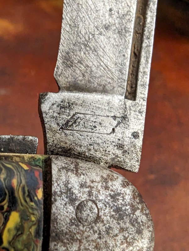 Very Rare And Eye Catching 1920's Early Imperial Knife Co Dual Blade