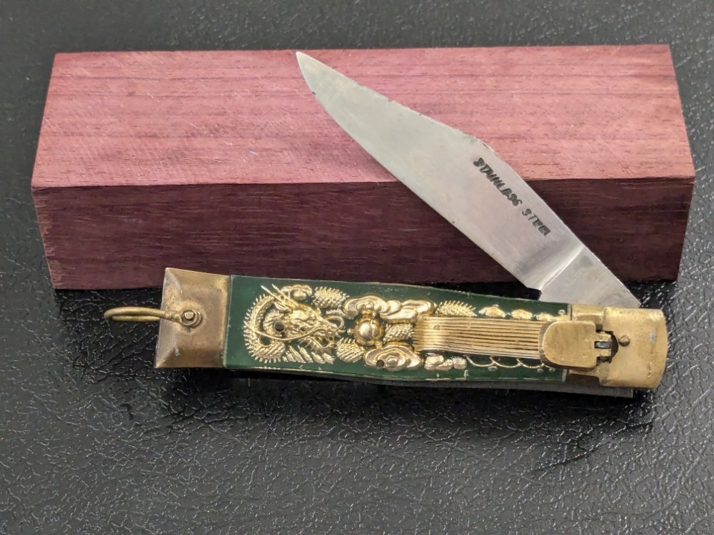Vintage Mexican Souvenir Automatic Knife